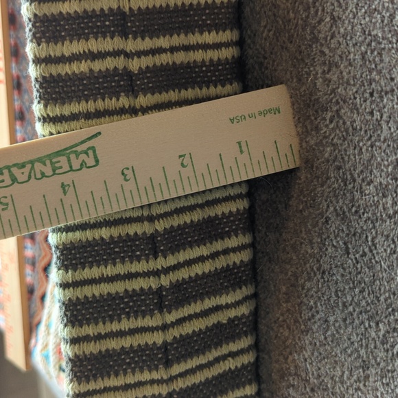 J. Jill woven cotton tote with wood handles - Picture 7 of 8